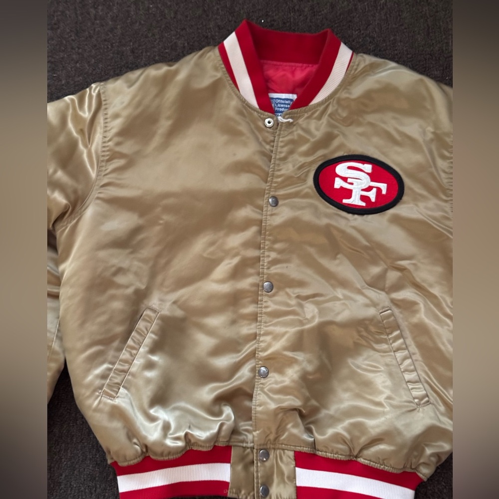 San Francisco 49ers vintage starter jacket, rare size XXL